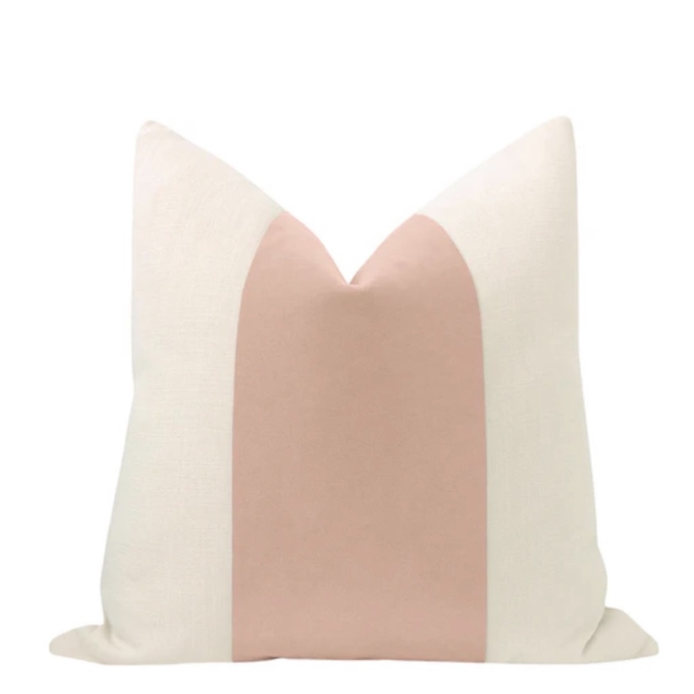 Mohair Velvet and linen accent pillow!! 18x18. Brand new!!!!